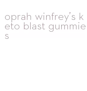 oprah winfrey's keto blast gummies