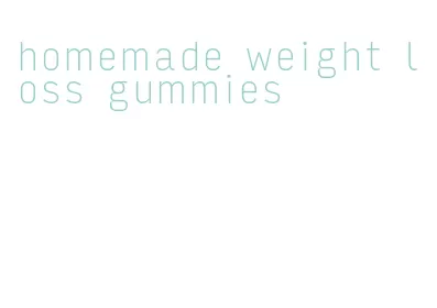 homemade weight loss gummies