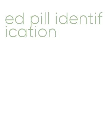 ed pill identification