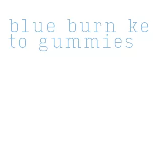 blue burn keto gummies