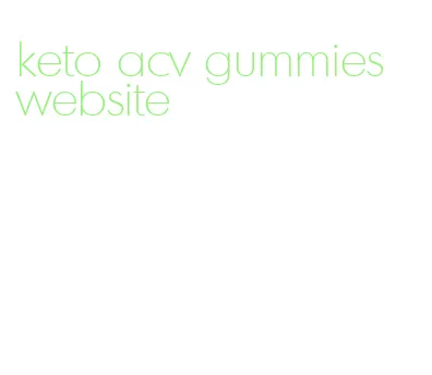 keto acv gummies website