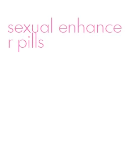 sexual enhancer pills