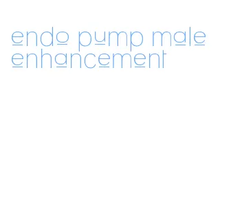 endo pump male enhancement