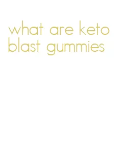 what are keto blast gummies