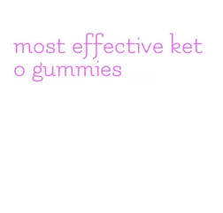 most effective keto gummies