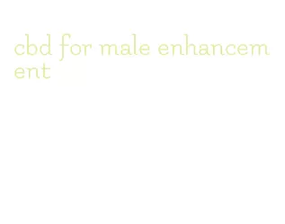 cbd for male enhancement
