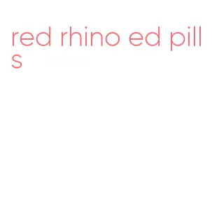 red rhino ed pills