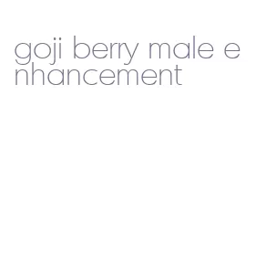 goji berry male enhancement