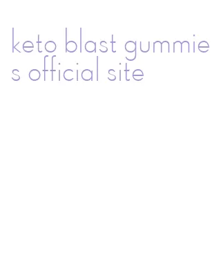 keto blast gummies official site