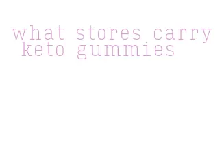 what stores carry keto gummies