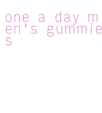 one a day men's gummies