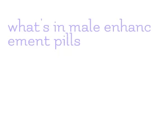 what's in male enhancement pills