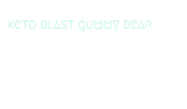 keto blast gummy bear