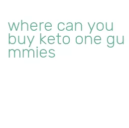 where can you buy keto one gummies