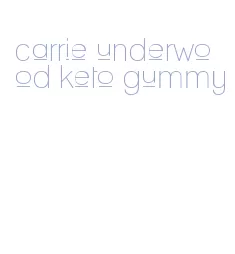 carrie underwood keto gummy