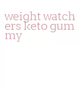 weight watchers keto gummy