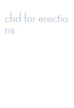 cbd for erections
