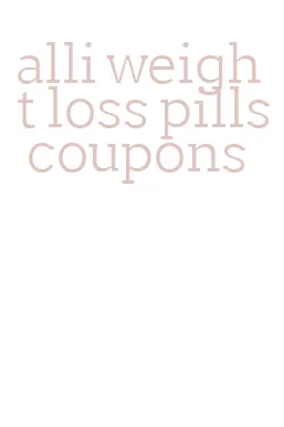 alli weight loss pills coupons