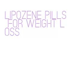 lipozene pills for weight loss