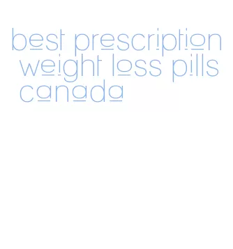 best prescription weight loss pills canada