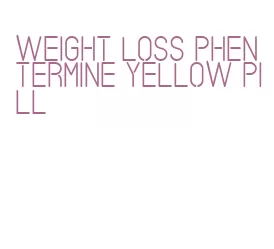 weight loss phentermine yellow pill
