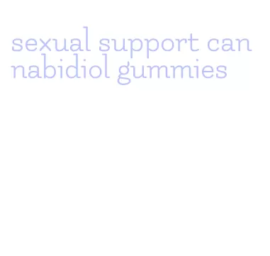 sexual support cannabidiol gummies