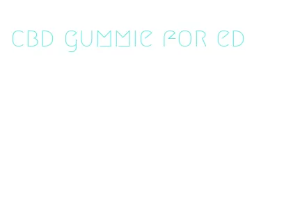 cbd gummie for ed