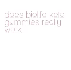 does biolife keto gummies really work