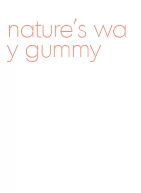 nature's way gummy