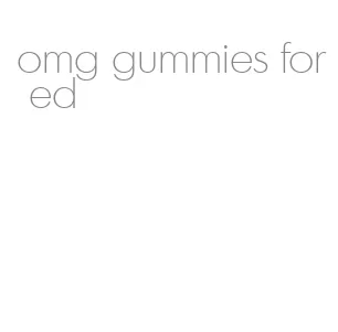 omg gummies for ed