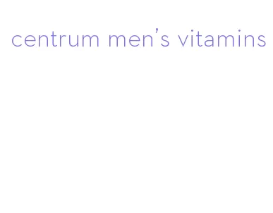 centrum men's vitamins