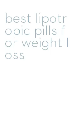 best lipotropic pills for weight loss