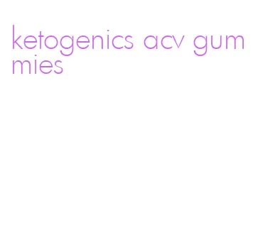 ketogenics acv gummies