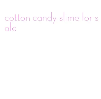 cotton candy slime for sale