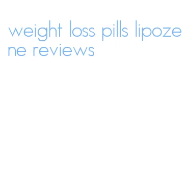 weight loss pills lipozene reviews