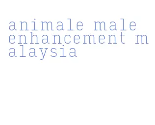 animale male enhancement malaysia