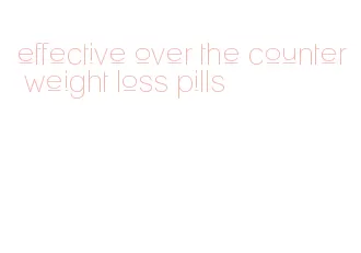 effective over the counter weight loss pills