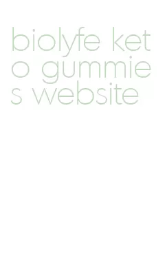 biolyfe keto gummies website