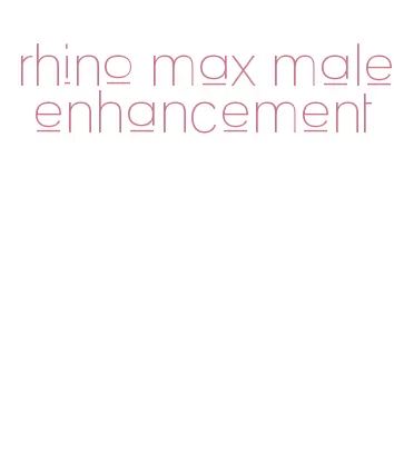 rhino max male enhancement