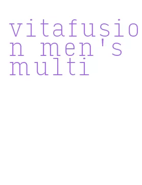 vitafusion men's multi