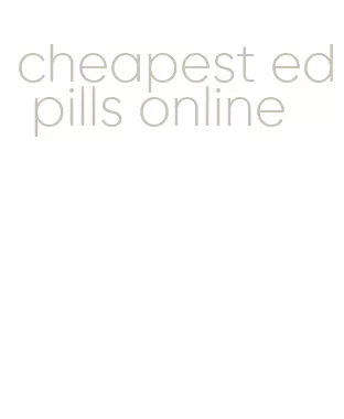 cheapest ed pills online