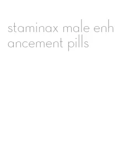 staminax male enhancement pills