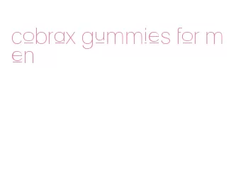 cobrax gummies for men