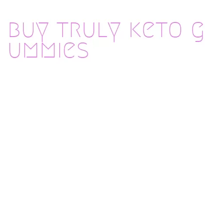 buy truly keto gummies
