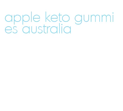 apple keto gummies australia
