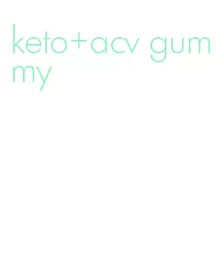 keto+acv gummy