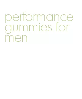 performance gummies for men