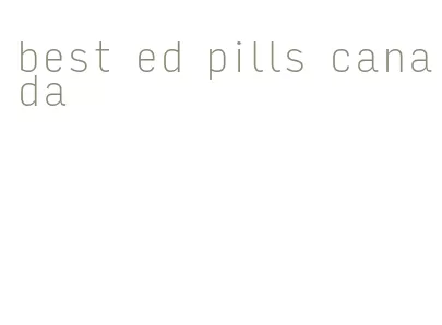 best ed pills canada