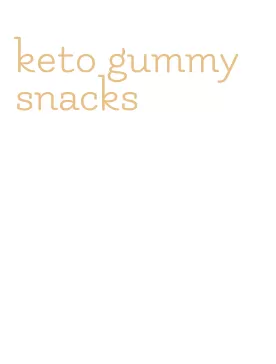 keto gummy snacks