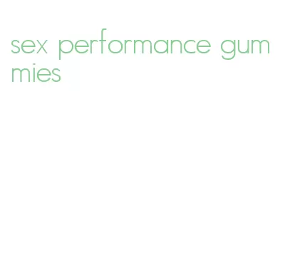 sex performance gummies